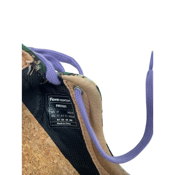 Free People 'Pampas' Green Textile Sneakers Size 6.5 - Picture 6 of 6